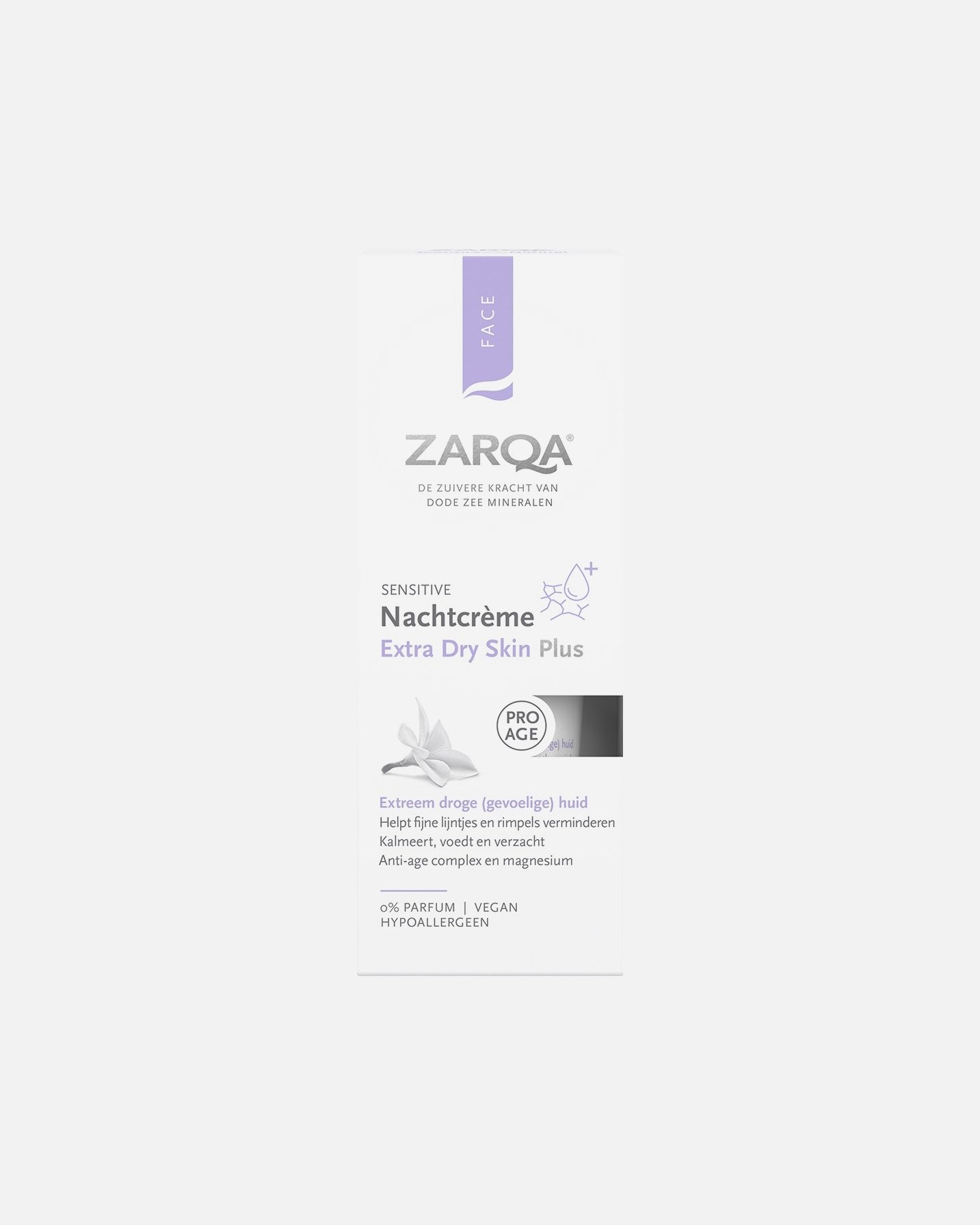 ZARQA naktinis kremas labai sausai ir jautriai odai - 50 ml