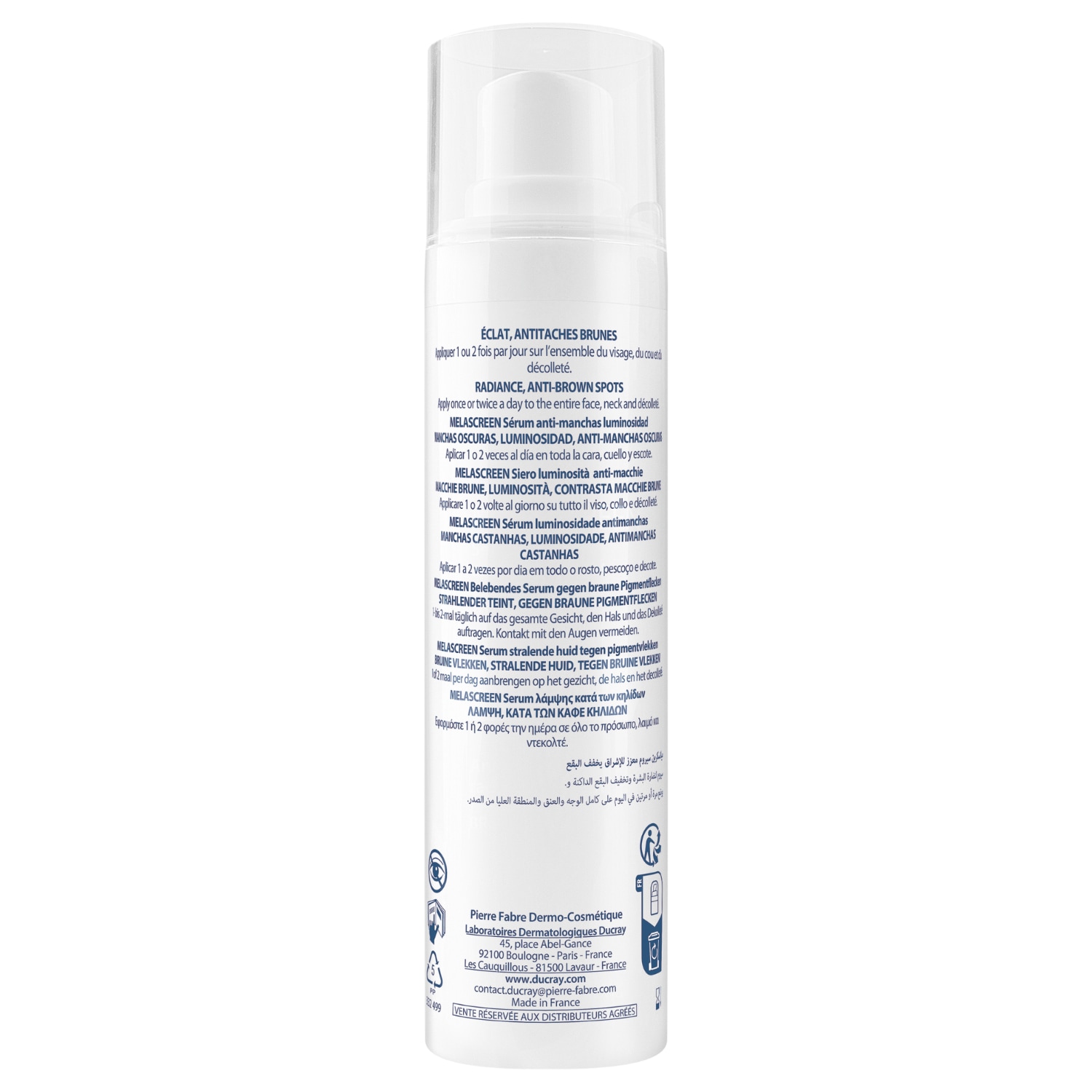 Crema antimacchie Ducray MELASCREEN Siero antimacchie per una pelle radiosa – 40 ml