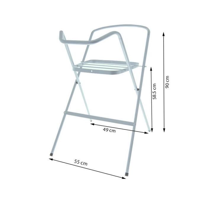 Vaschetta per neonati con termometro - MY DESIGN FURNITURE - Coniglio - Bianco - Rigida