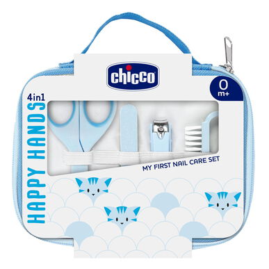Chicco Happy Hands -setti, sininen, 1 kpl, 1 kpl