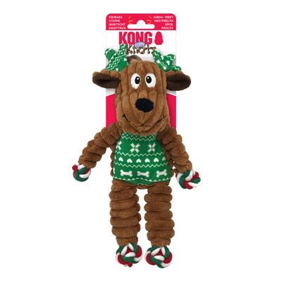 KONG Weihnachts-Schlappknoten-Rentier