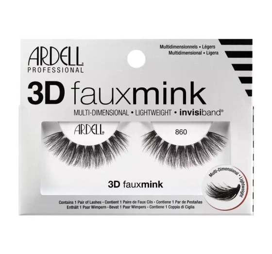 Ardell 3D Faux Mink sztuczne rzęsy na pasku 860