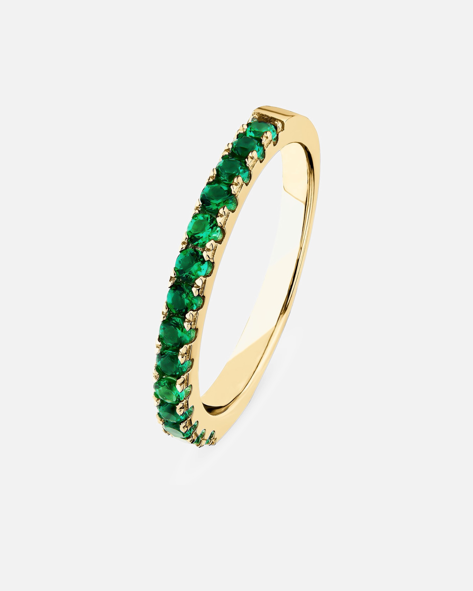 FAVS Bagues or jaune, vert