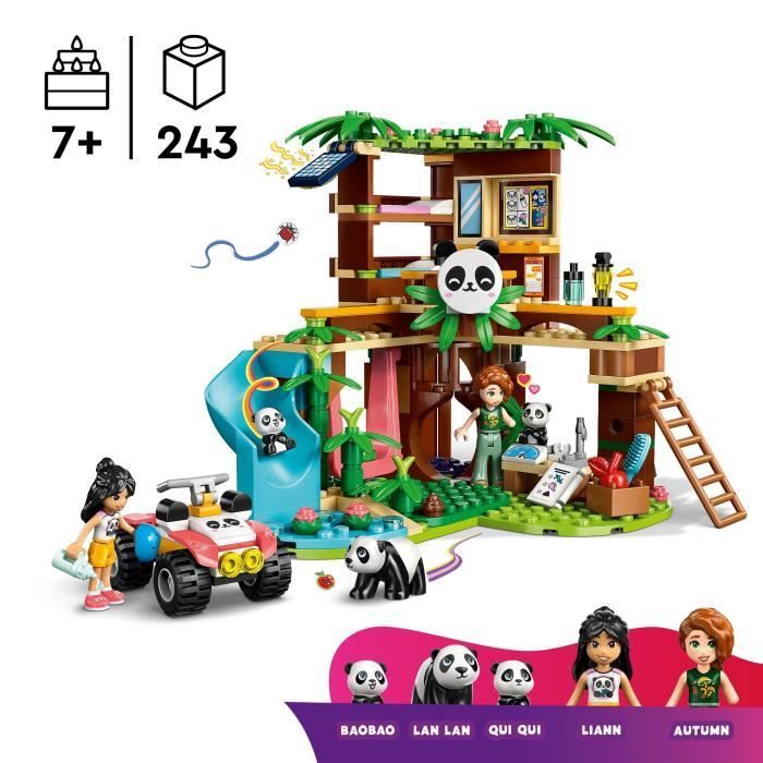 LEGO Friends 42648 Panda Sanctuary - Bouwset voor kinderen vanaf 7 jaar