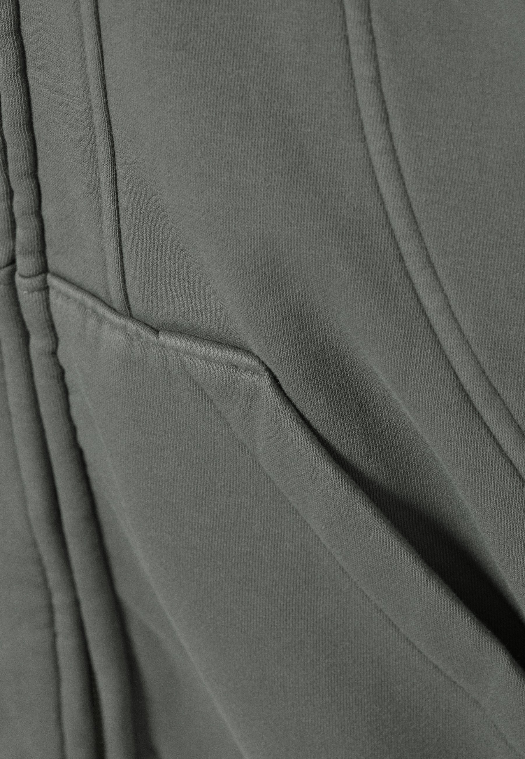 Weekday BLOCK ZIP - Hoodie - donkergrijs