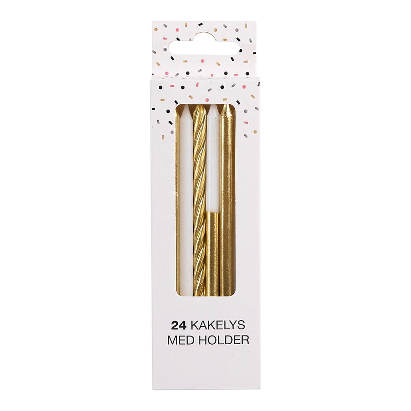 Giform Kakelys 5,5 x 95 mm, lot de 24 pièces, métallisé