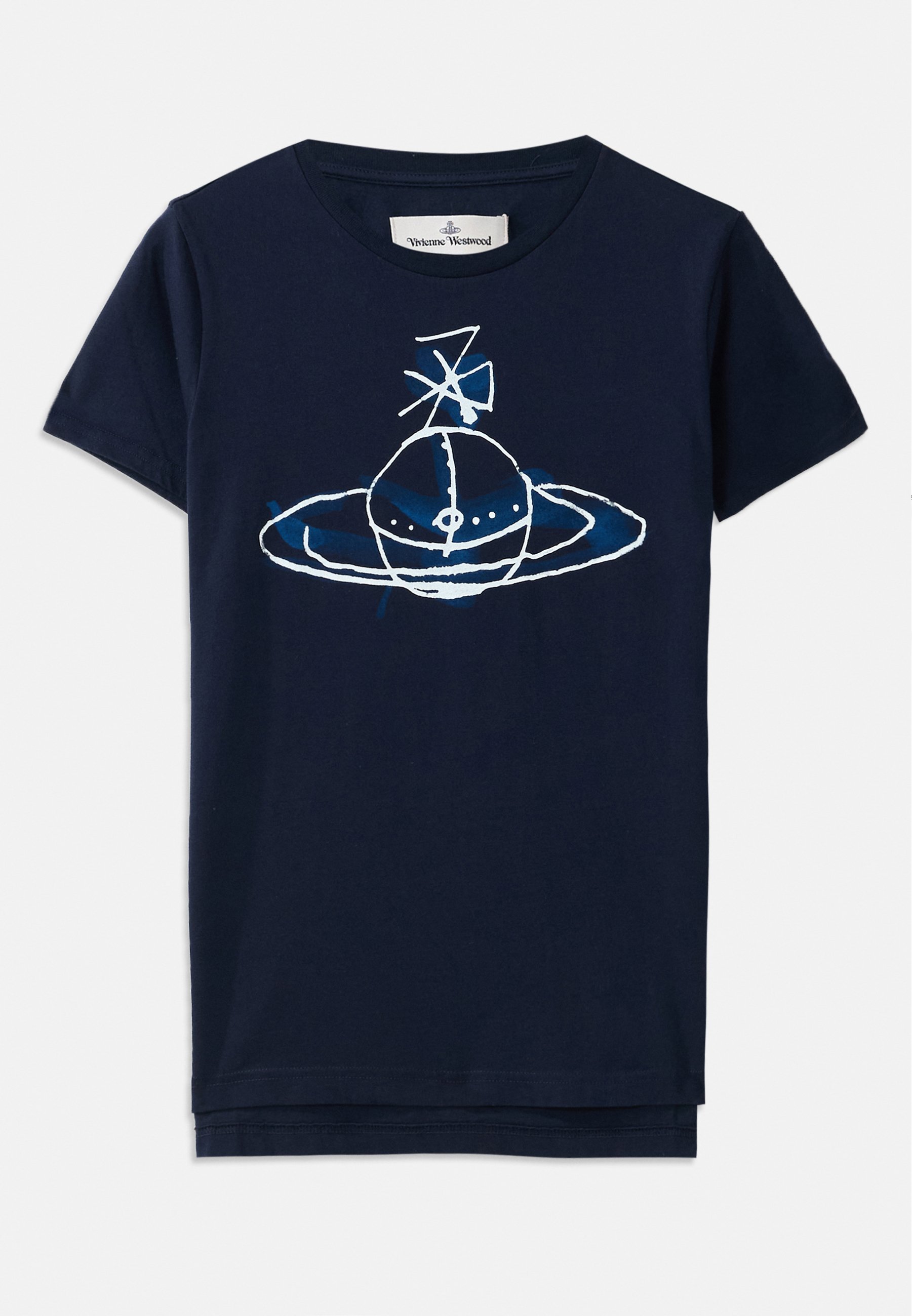 Vivienne Westwood DRAWN ORB PERU UNISEX - Triko s potiskem - navy