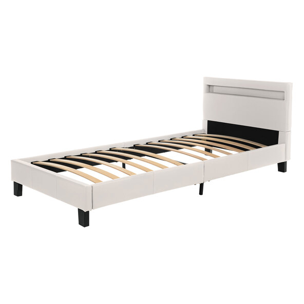 LED-seng ASTRO, hvid, 90 x 200 cm