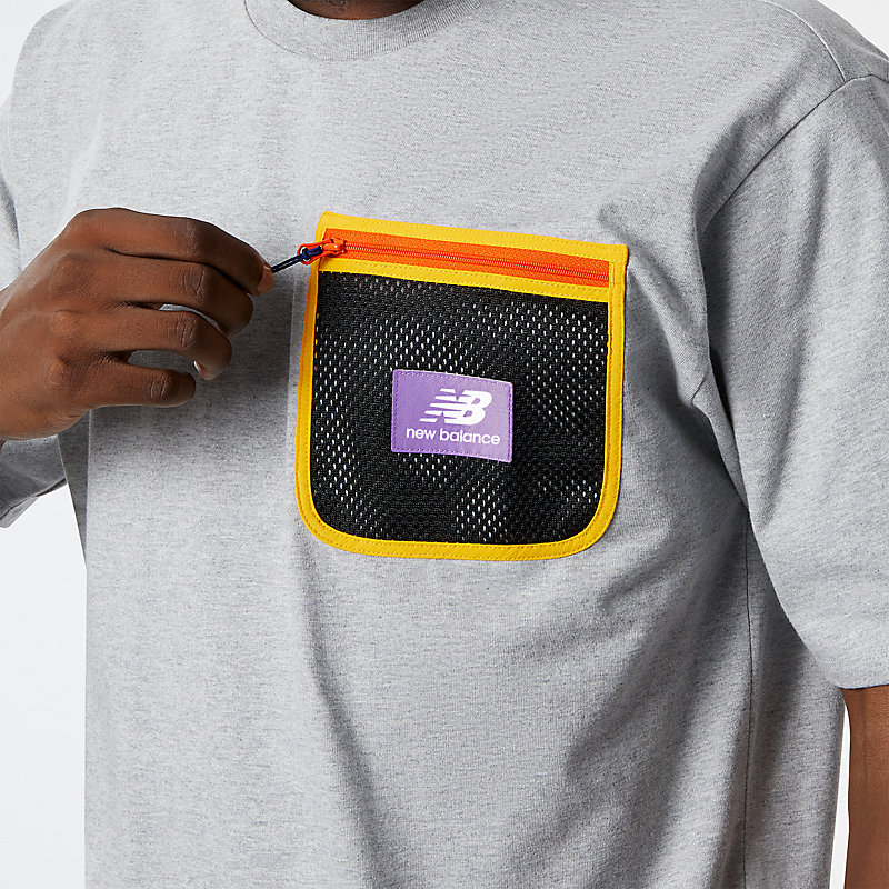 NB AT Pocket Tee für Herren – Sportgrau