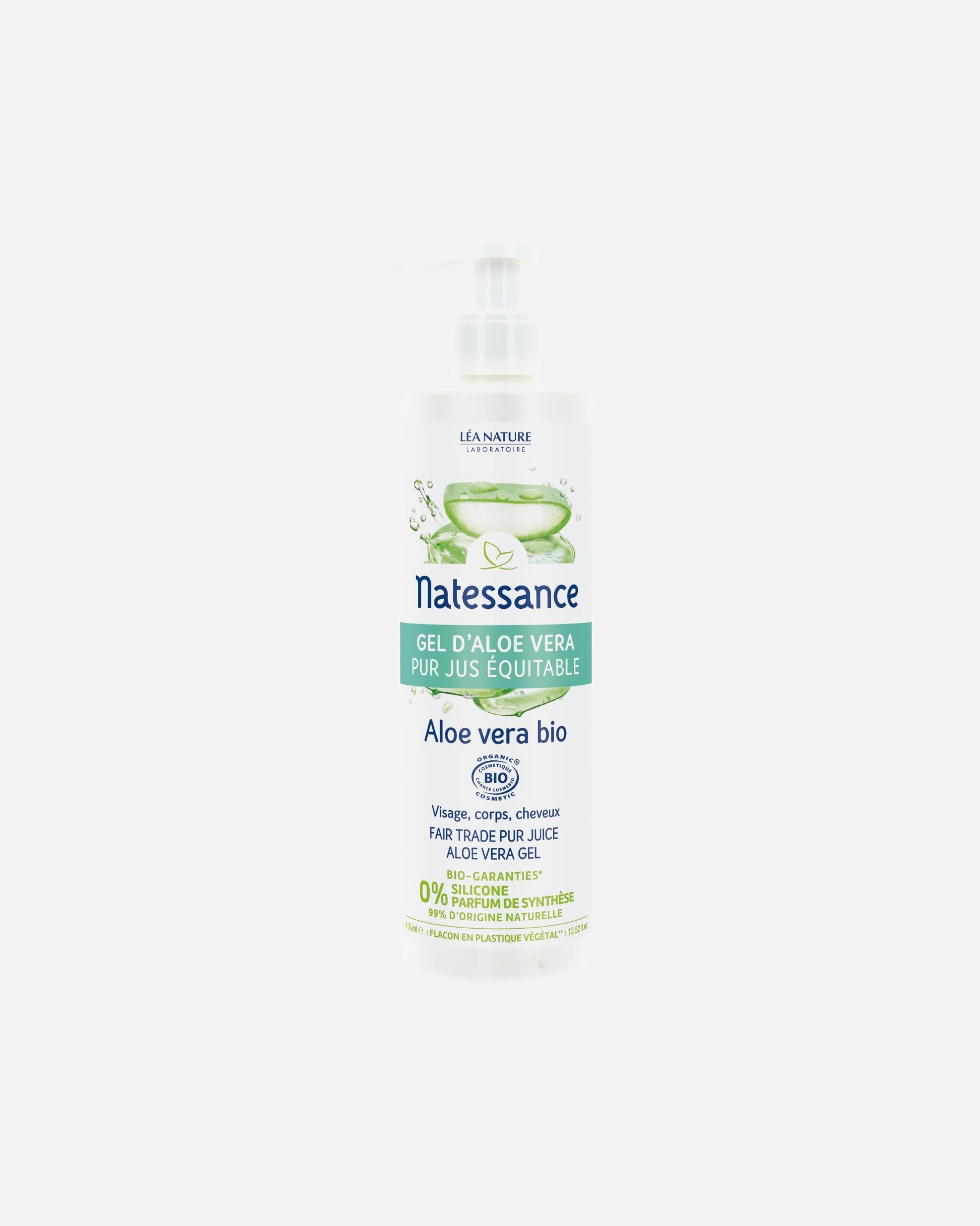 Natessance Gel d’Aloe vera pur jus Bio