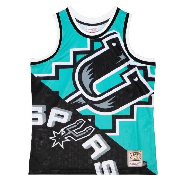 Camisa de basquete masculina - M&N - San Antonio Spurs - Sem mangas - Multicolorida