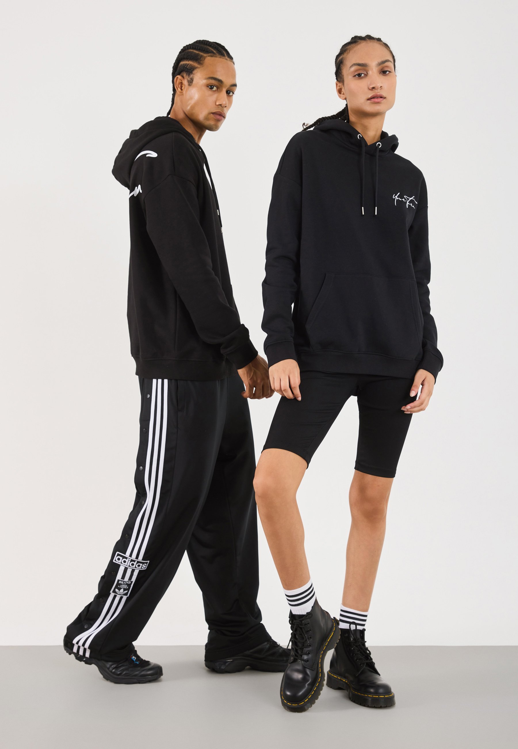 HOODIE UNISEX - Mikina - black