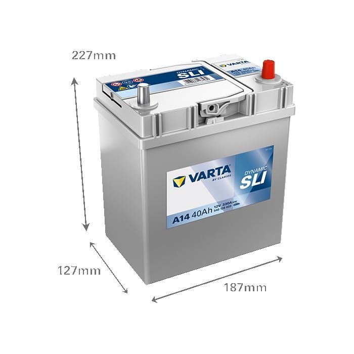 Batería de arranque Varta Blue Dynamic A14 12V 40Ah / 330A 540126033