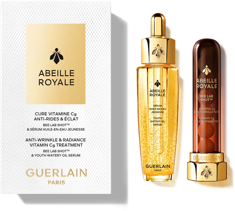 GUERLAIN Abeille Royale Bee Lab Shot & Youth Watery Oil Serum ādas kopšanas komplekts