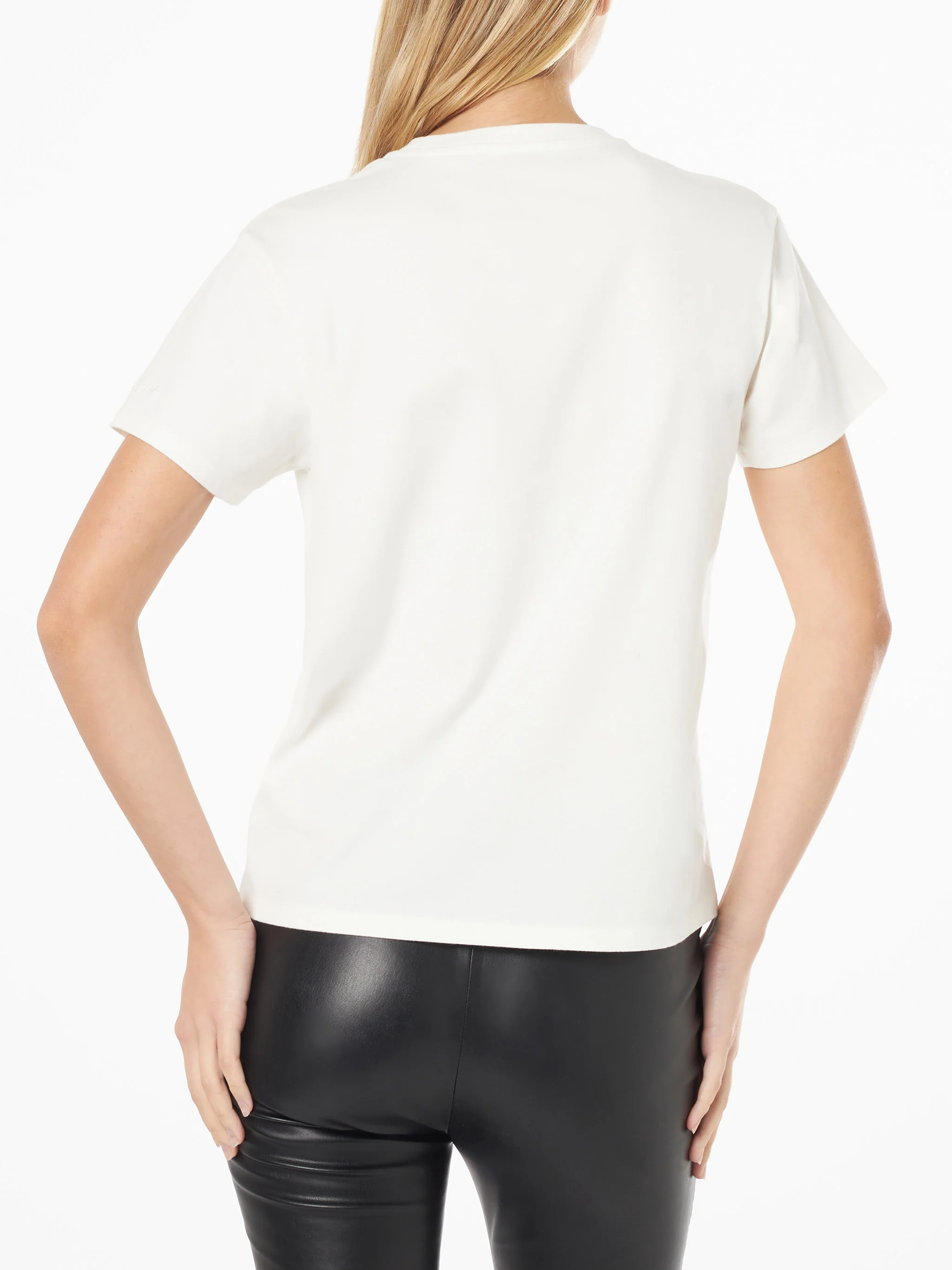 Dames T-shirt van zwaar katoen met Barbie St. Barth-print | EDIZI