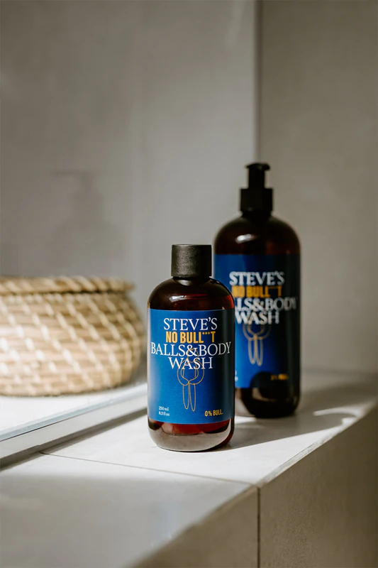 Intímny sprchový gél Steve's Balls & Body Wash pre mužov
