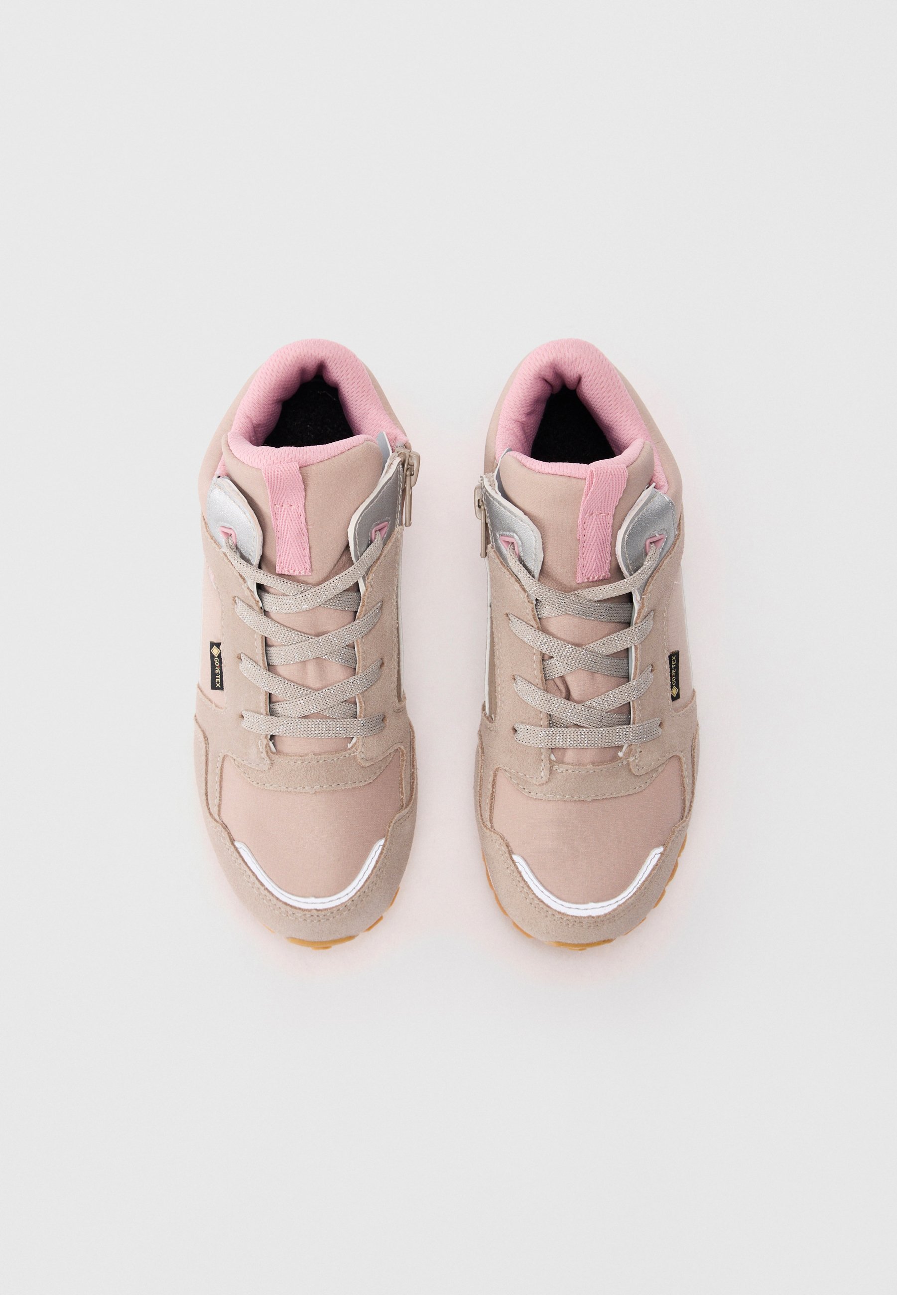 Superfit DASH - Hoge sneakers - beige/roze