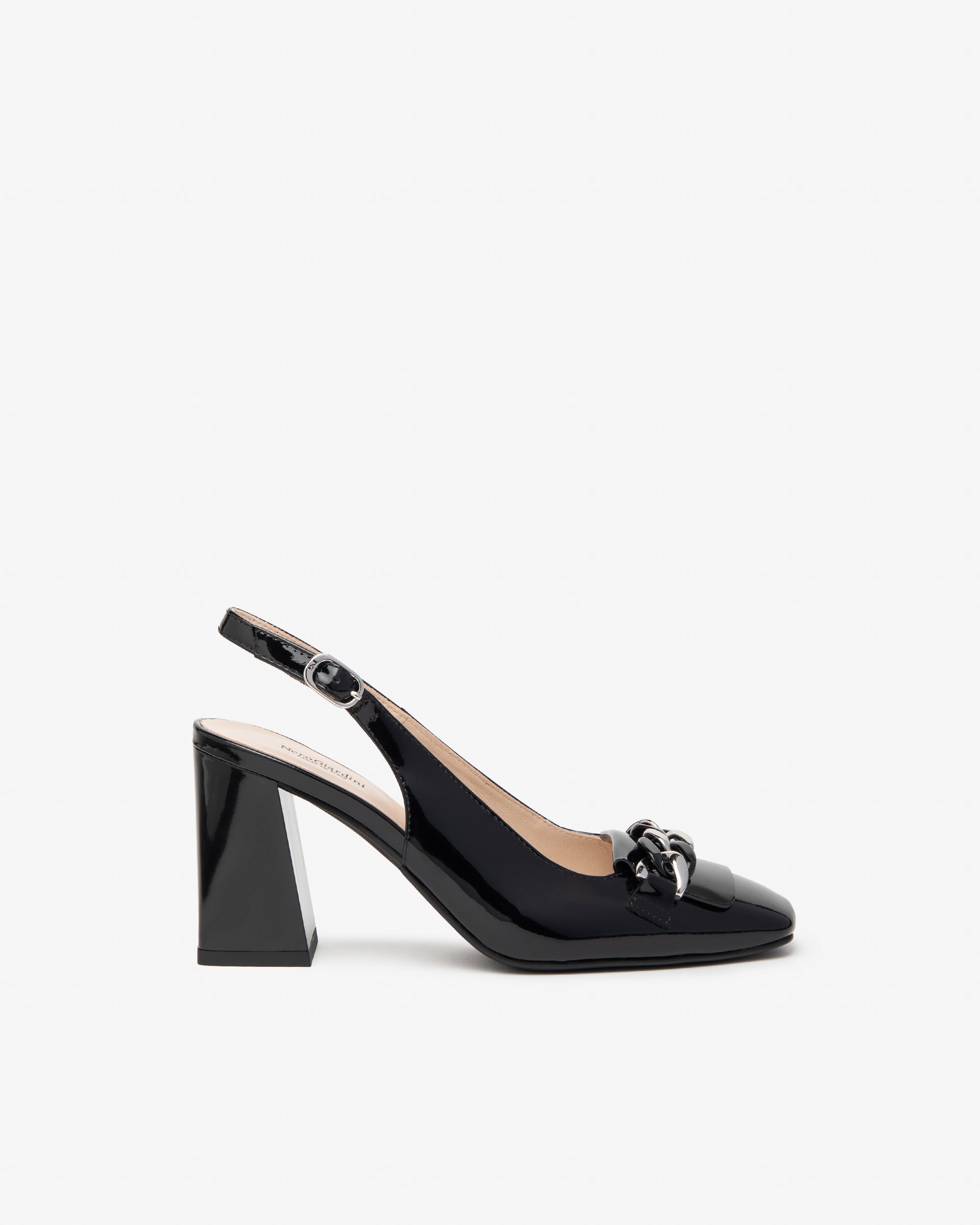  Damen-Pumps aus Lackleder