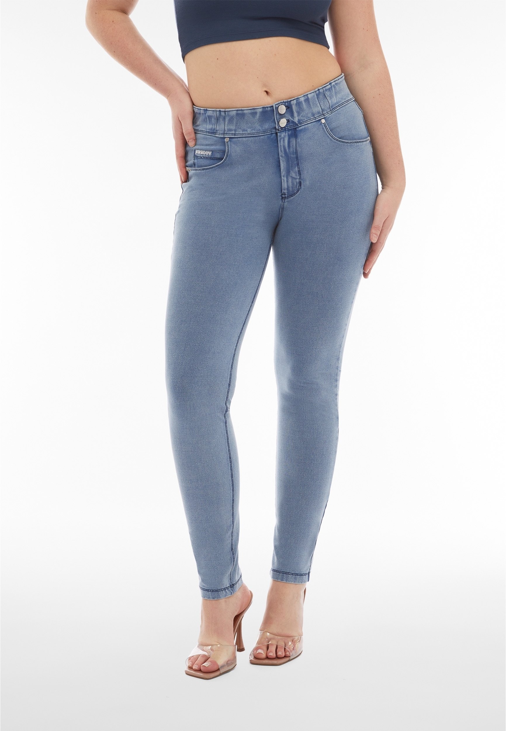 Jeans Freddy Skinny Fit - azzurro