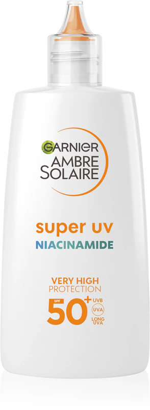 Garnier Ambre Solaire Super UV Fluido Protetor Leve com Niacinamida Contra Imperfeições da Pele
