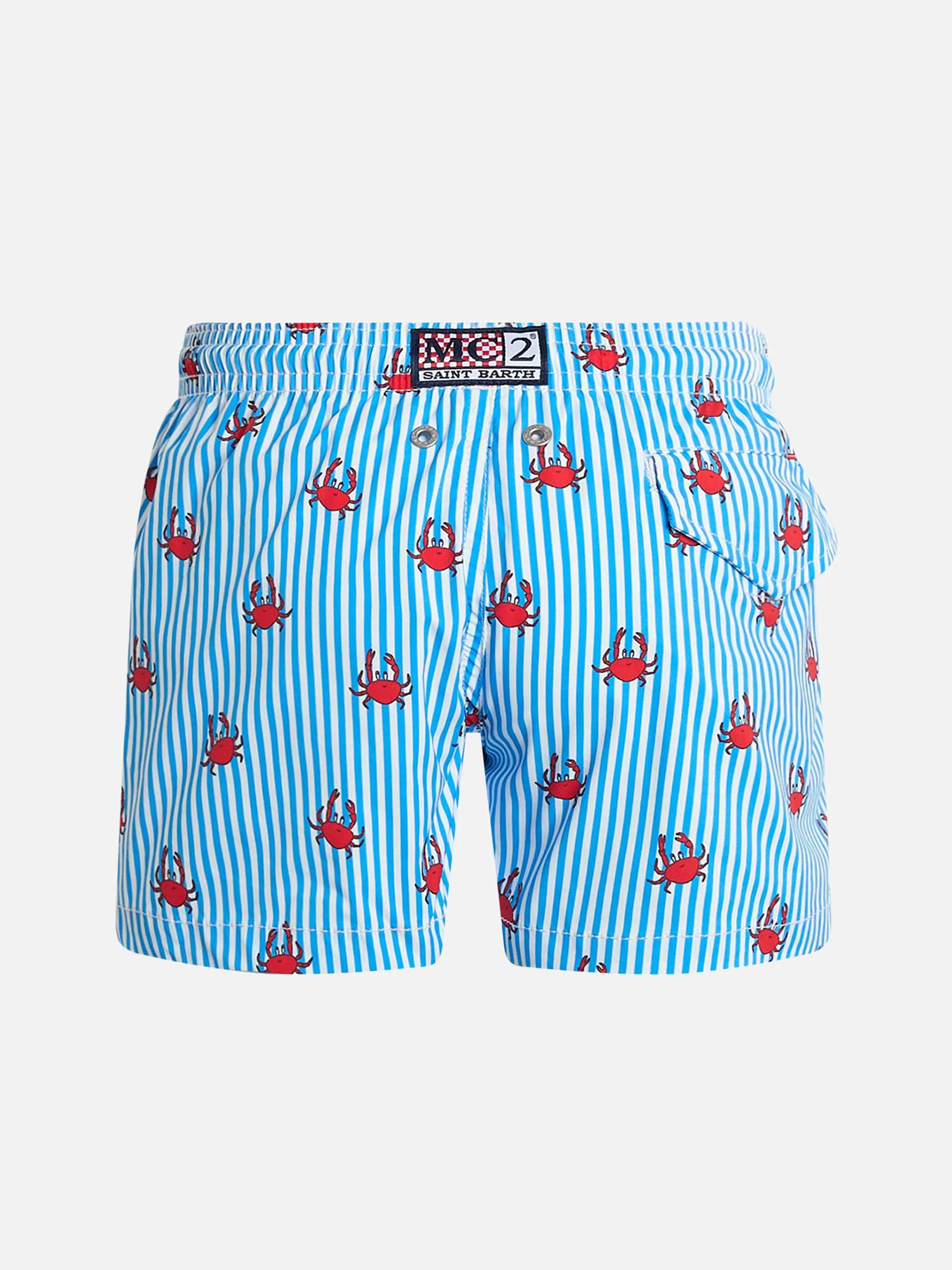 Costume da bagno da bambino Comfort Light con stampa granchi