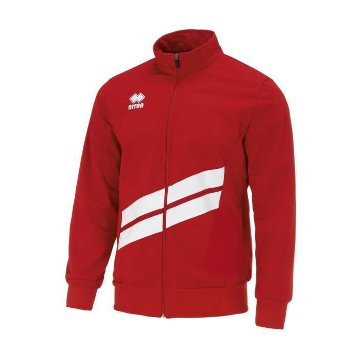 Veste junior Errea Jim - Enfant - Rouge/blanc - Multisport - Garçon - Respirant - Manches longues