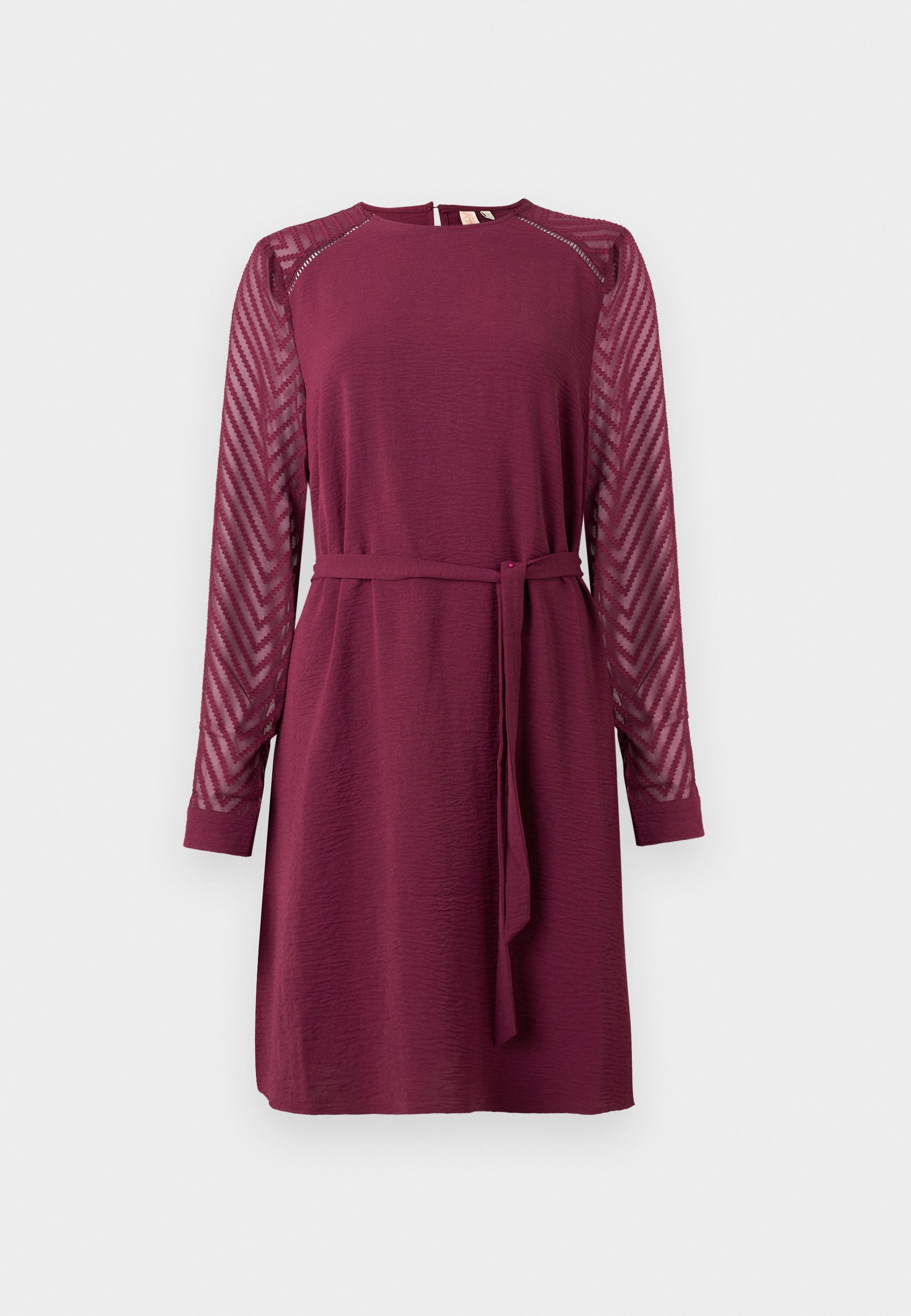 ONLY ONLMETTE DOBBY SLEEVE DRESS - Denní šaty - black