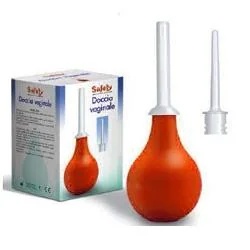 SEGURIDAD Ducha vaginal de seguridad con cánula 483 ml talla 14