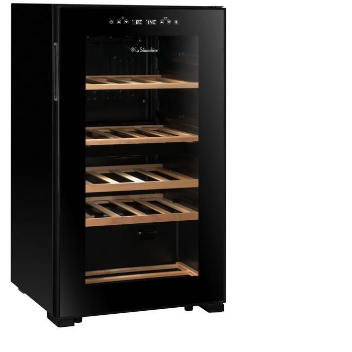 Cave à vin LA SOMMELIERE SLS32DZBLACK - 32 bouteilles - 4 clayette - Classe G