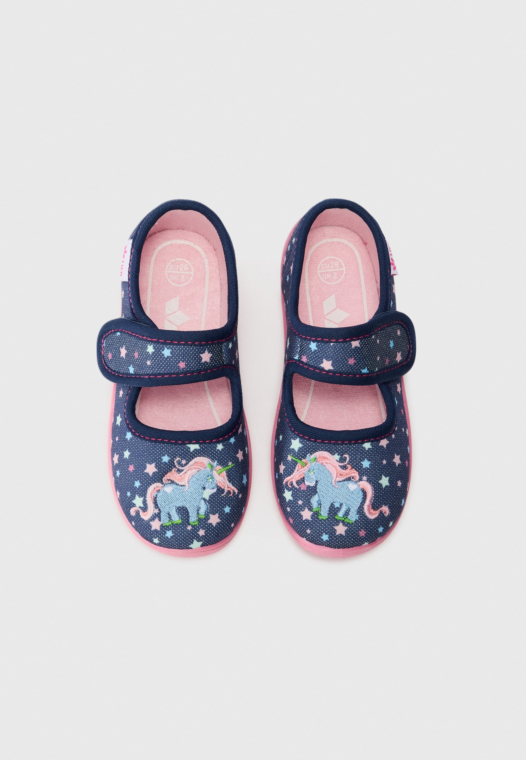LICO COOKIE GIRL - Hausschuhe - marineblau/rosa/türkis