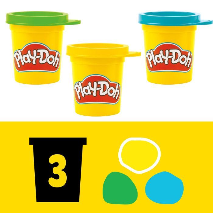 Play-Doh Disney Junior Il mio garage con Topolino, set di plastilina, attività creative, giocattoli per la scuola materna, età 2+