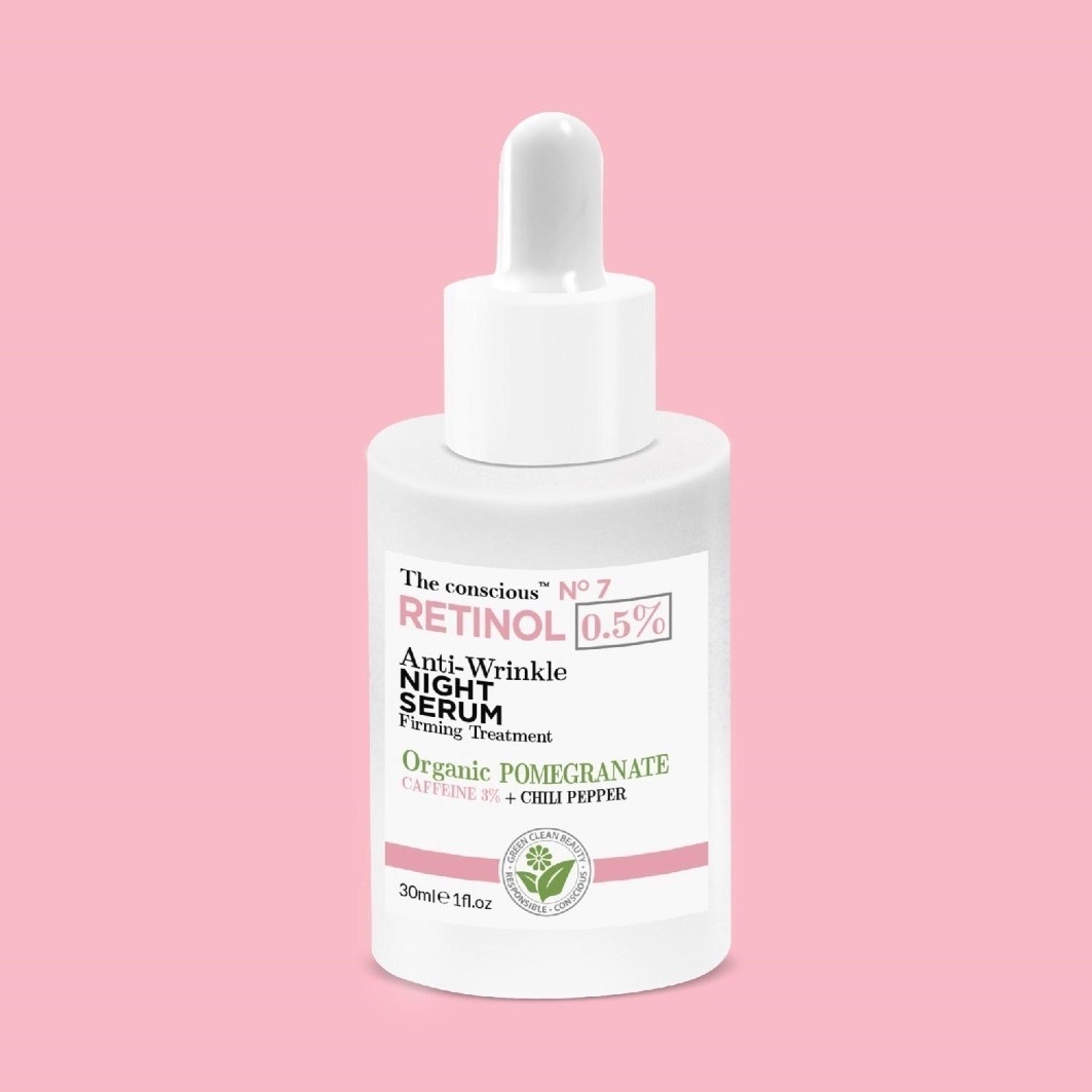 Theconscious™ Serum protiv starenja Noćni serum protiv bora s retinolom - 30 ml