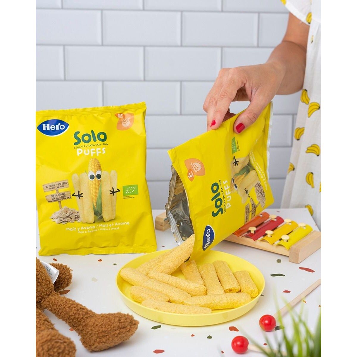 Only BIO Snacks Puffs kukuruz i zob 8 mjeseci Nastavak mlijeka i hrane