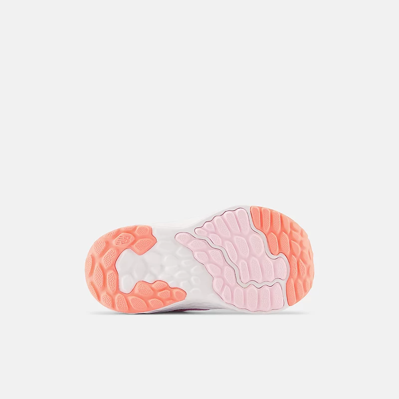 Enfant Fresh Foam Arishi v4 Bungee Lace med górnym paskiem - Jasna malina med grejpfrutem