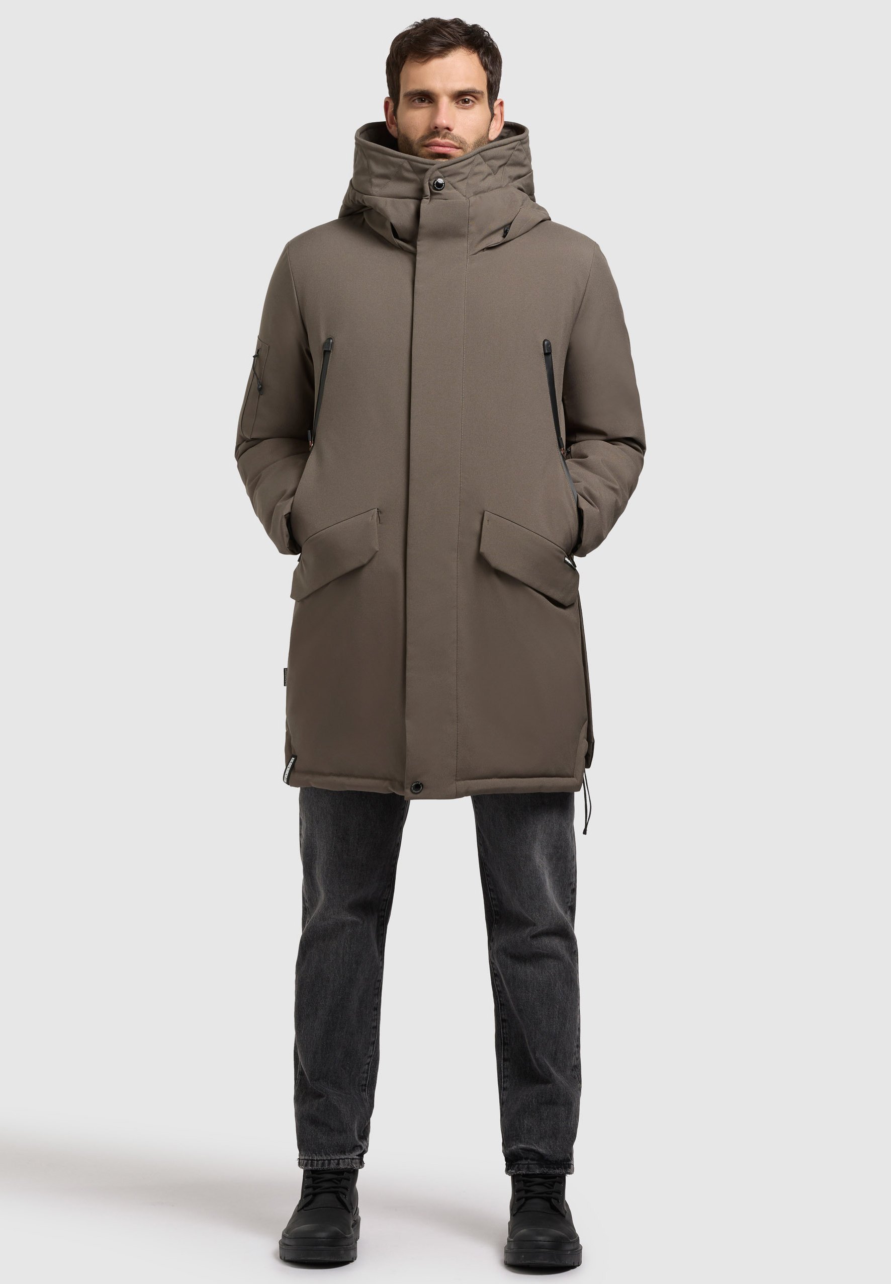khujo CARL - Wintermantel - Khaki