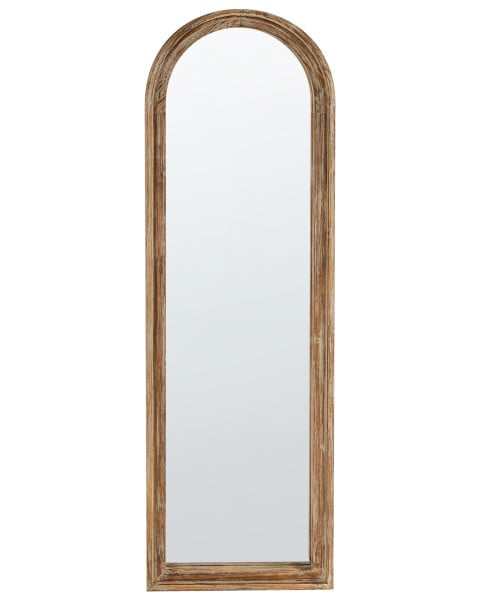 Lustro ścienne COIGNY 55 x 170 cm Drewno jodłowe Jasnobrązowy