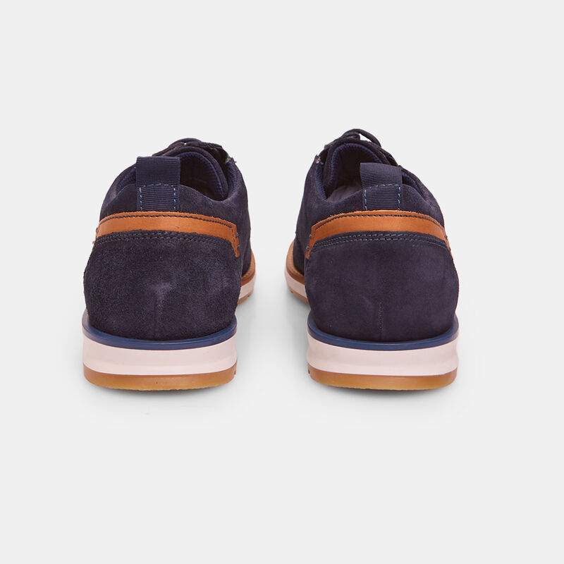 BATA Męskie zamszowe buty sznurowane