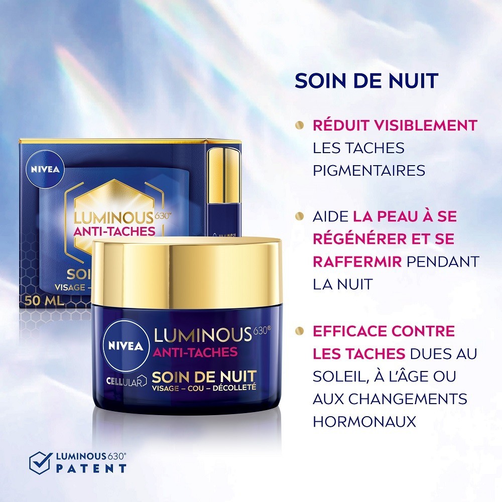 NIVEA Soin de Nuit Unificateur de teint Anti-taches