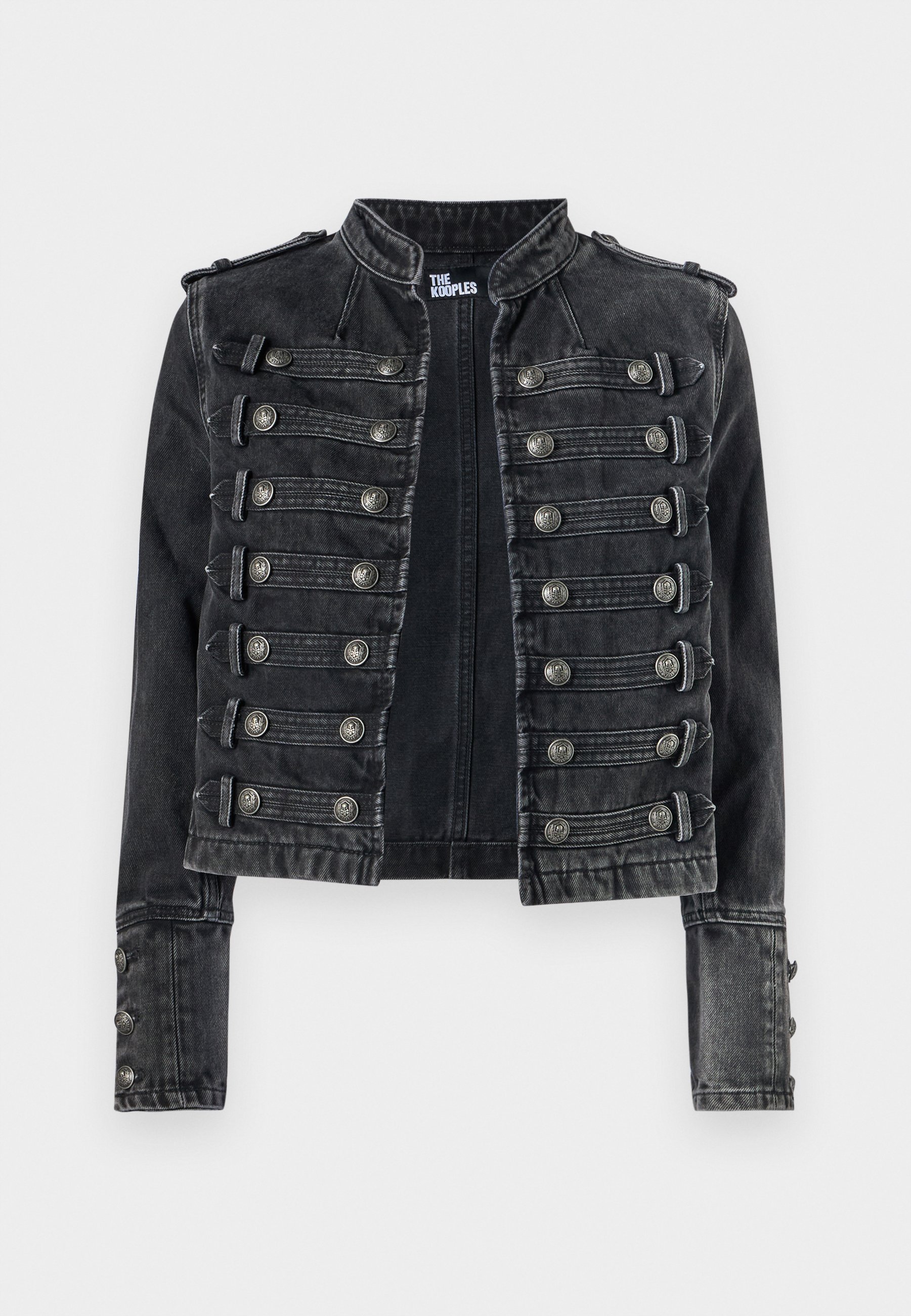 The Kooples BLOUSON - Veste en jean - noir délavé