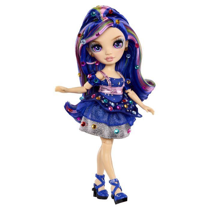 Rainbow High Be Dazzling Fashion Doll - Genevieve Blue - 28 cm - Sparkling Gemstones and Accessories Included