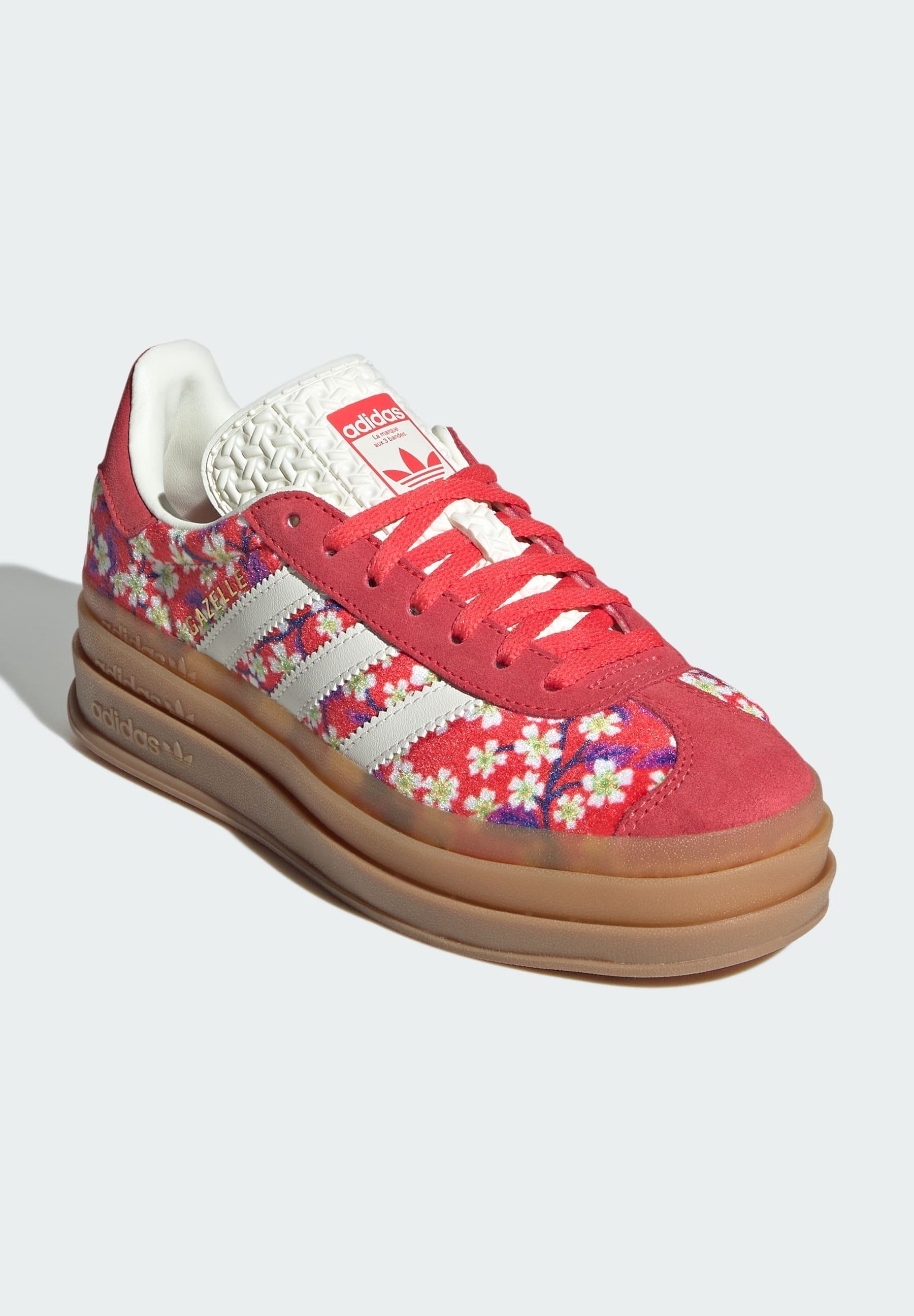 Pantofi sport adidas Originals - roșu, alb-gălbui, roșu semi-lucid