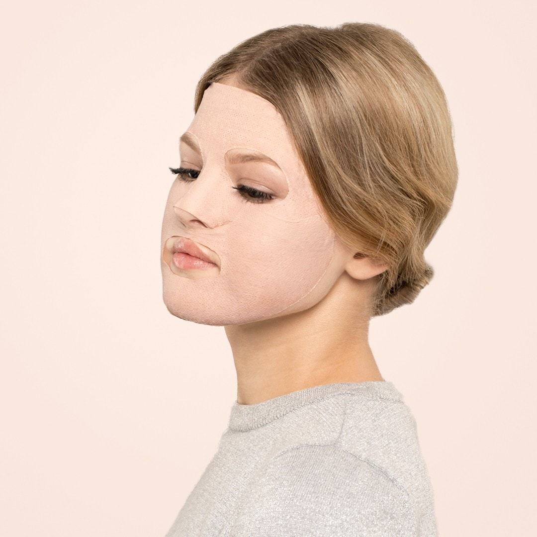 STARSKIN® Silkmud™ lakštinė veido kaukė su rausvu prancūzišku moliu – 16 g