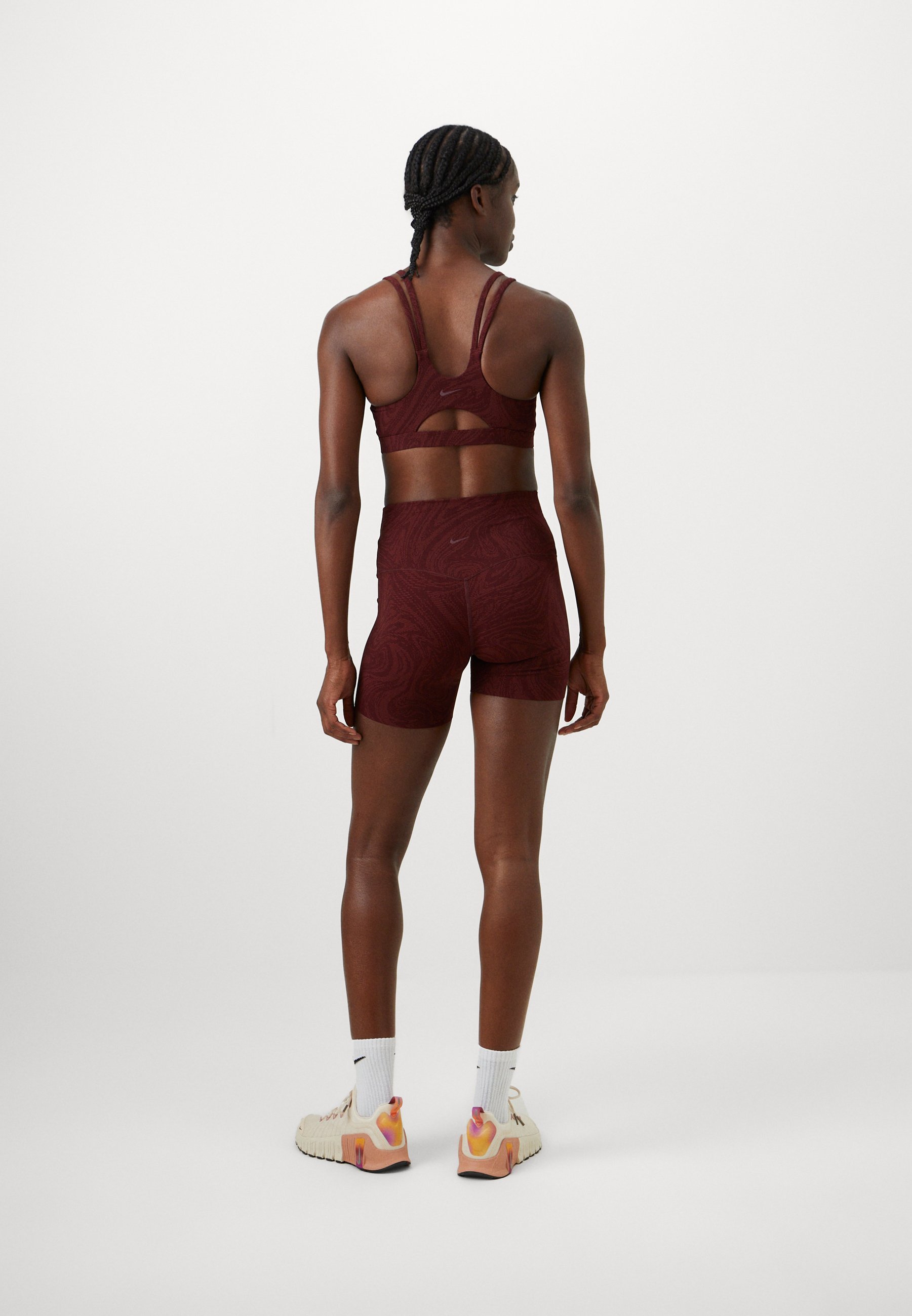 Short Nike Performance ZENVY - Leggings - bordeaux/rouge foncé
