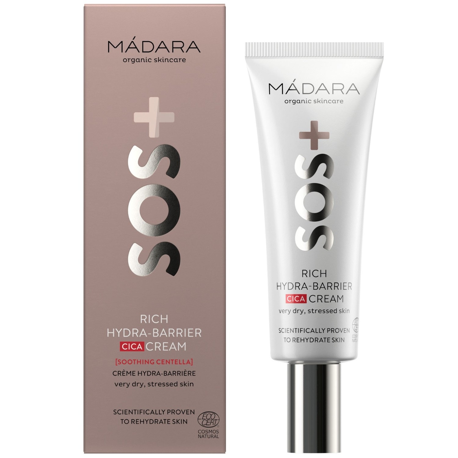 MÁDARA Crème Hydratante + Hydra-Barrier Cica