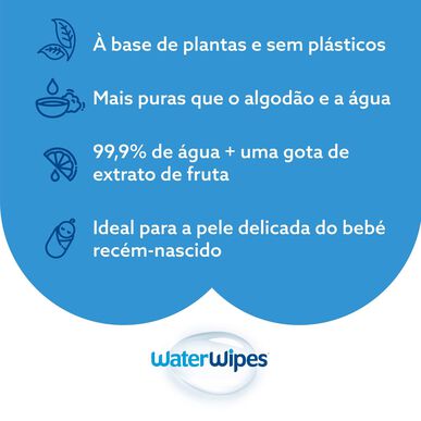 Waterwipes Luomupyyhkeet 4x60 kpl 4x60 kpl 4x60 kpl