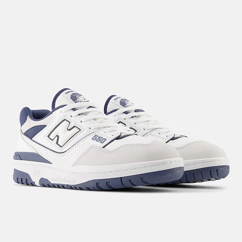 Unisex 550 – Weiß mit Vintage-Indigo