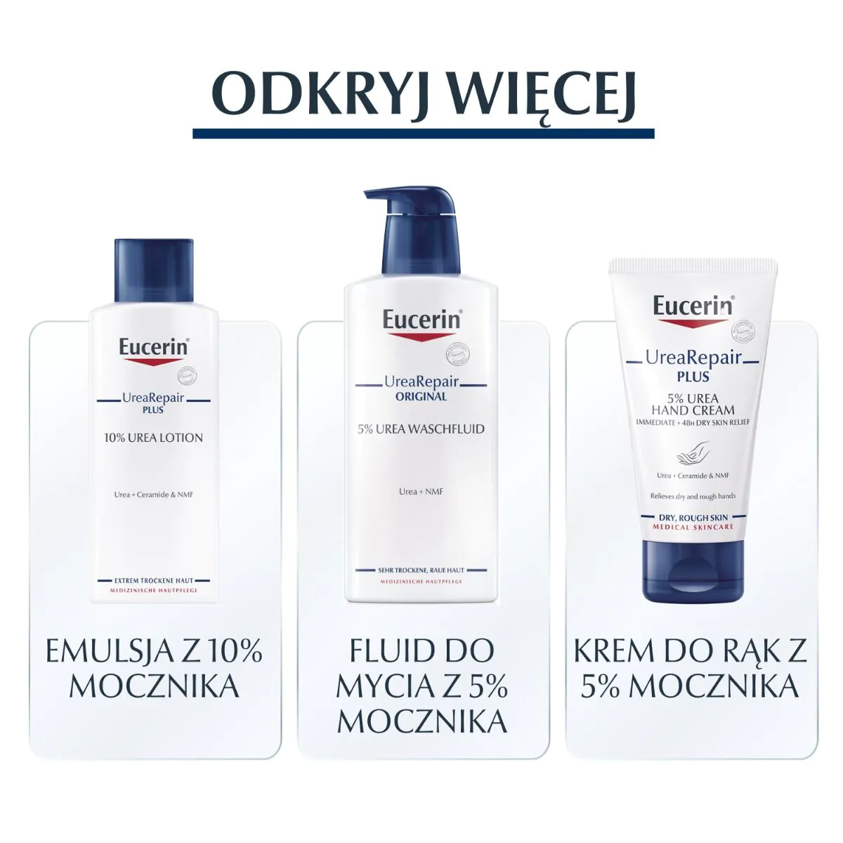 Eucerin Urarepair Krem do twarzy z 5% Mocznika
