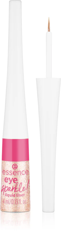 delineador líquido com glitter essence eye sparkle!