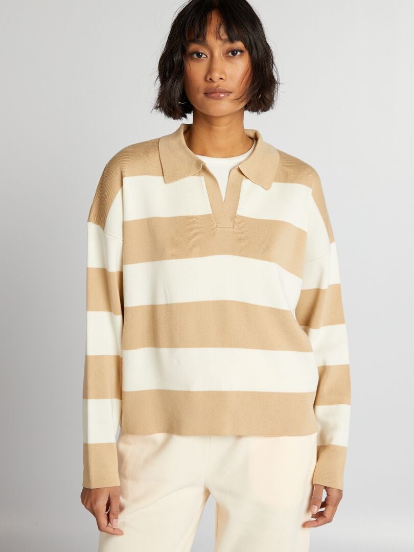 Jersey de punto - BLANCO