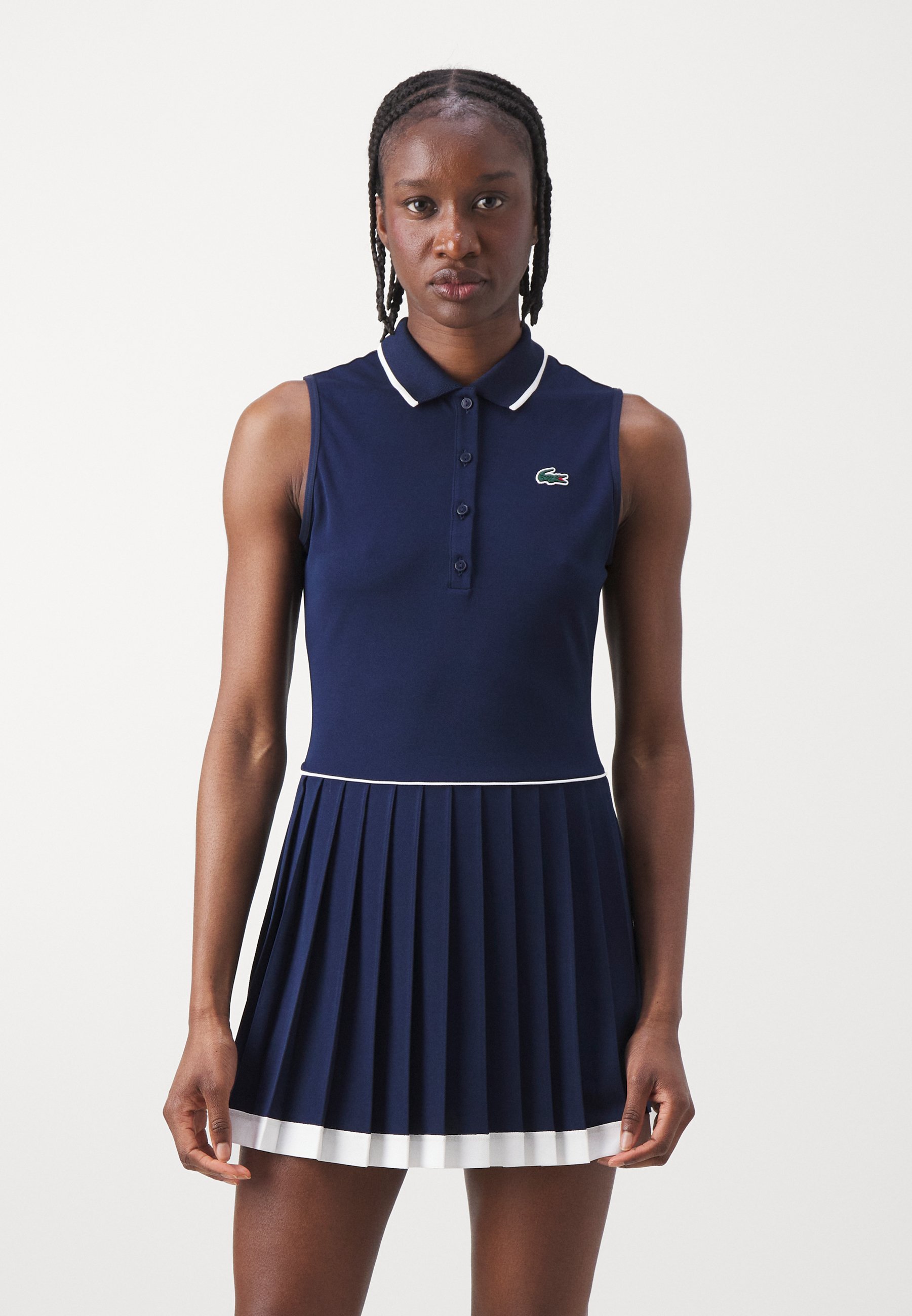 Lacoste Sport HERITAGE - Leggings - marineblauw